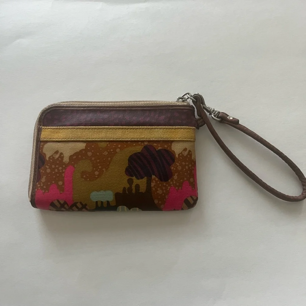 Fossil Key-Per Wristlet